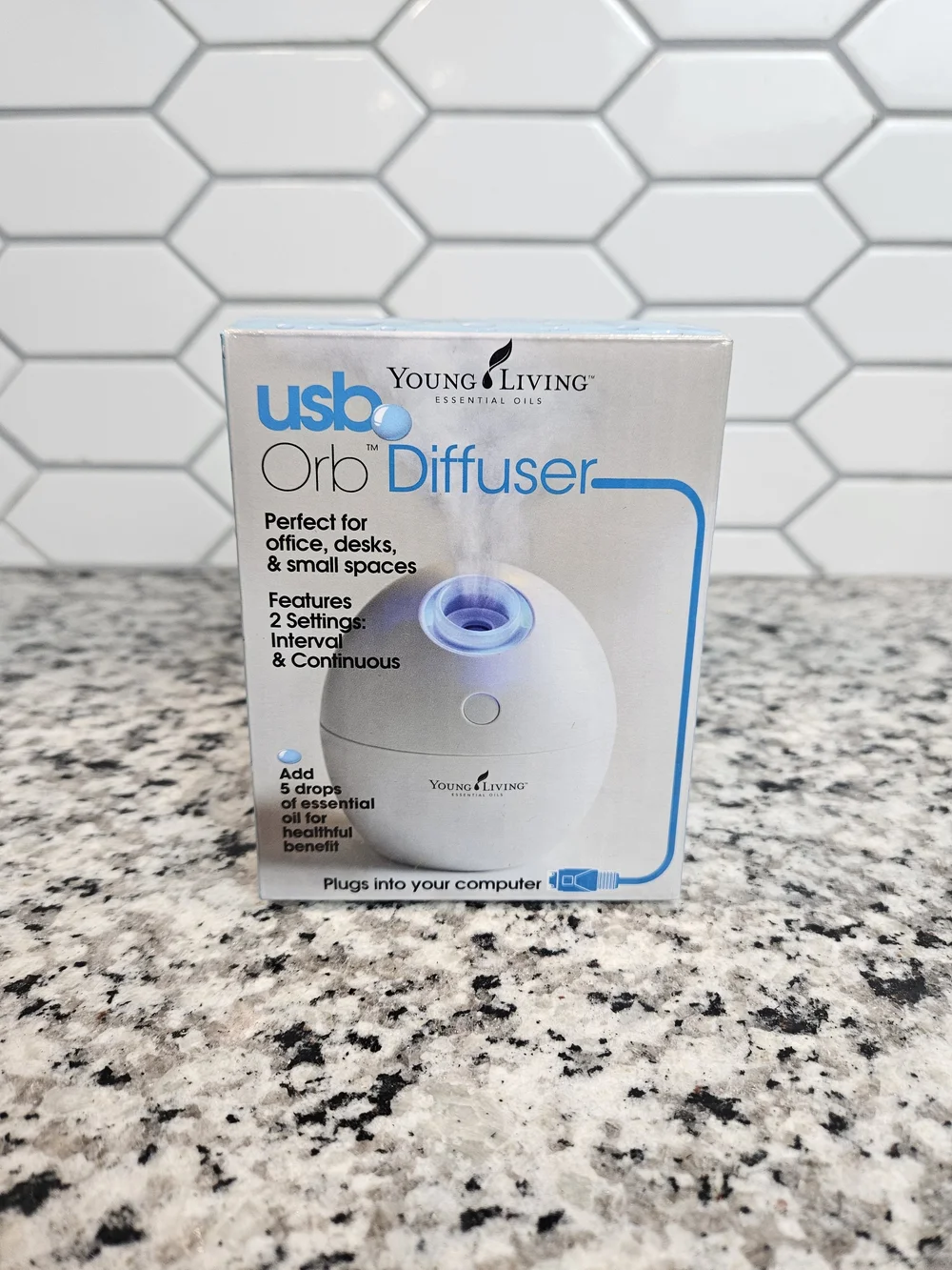 Young Living USB Orb Diffuser – White